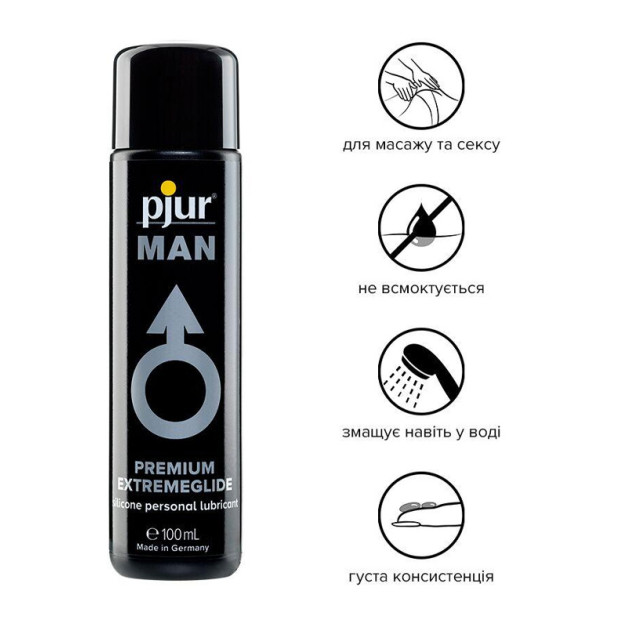 Silicone based lubricant Pjur MAN Premium Extremeglide 100 ml