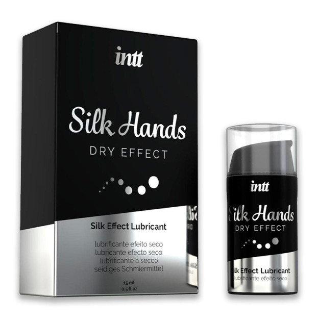 Лубрикант для мастурбації на силіконовій основі Intt Silk Hands 15 мл