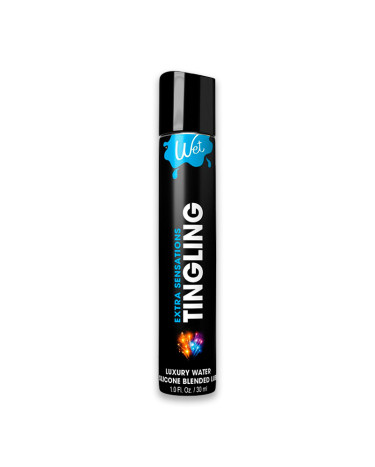 Cooling water-silicone lubricant Wet Extra Sensations Tingling 30 ml