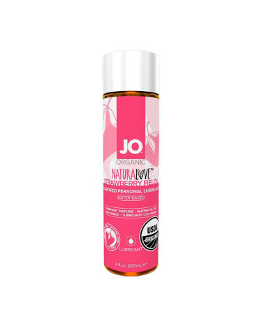 Water-based lubricant System JO USDA ORGANIC STRAWBERRY 120 ml