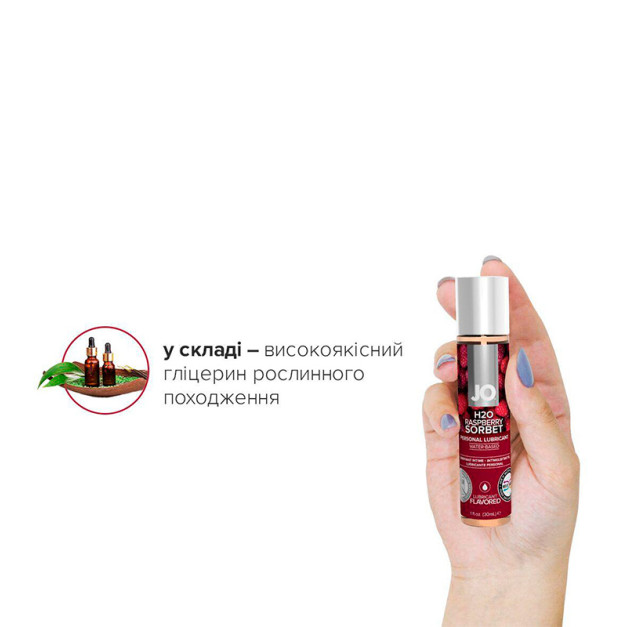 Лубрикант на водній основі System JO H2O Raspberry Sorbet 30 мл