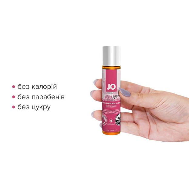 Лубрикант на водній основі System JO NATURALOVE Strawberry 30 мл