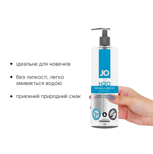Лубрикант на водній основі System JO ANAL H2O ORIGINAL 480 мл