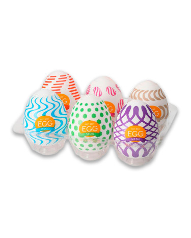 Набор мастурбаторов яиц Tenga Egg Wonder Pack