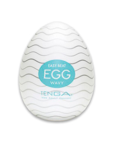 Яйцо-мастурбатор Tenga Egg Wavy Blue