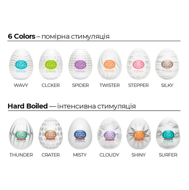 Яйце-мастурбатор Tenga Egg Lovers