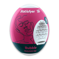 Самосмазывающийся мастурбатор-яйцо Satisfyer Masturbator Egg Single Bubble