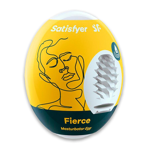 Самосмазывающийся мастурбатор-яйцо Satisfyer Masturbator Egg Single Fierce