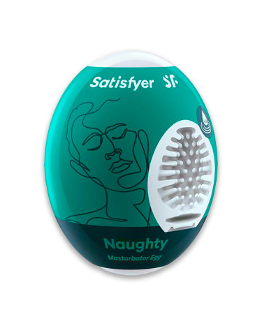Самосмазывающийся мастурбатор-яйцо Satisfyer Masturbator Egg Single Naughty