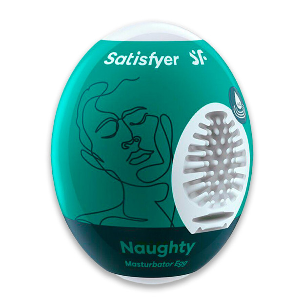 Самосмазывающийся мастурбатор-яйцо Satisfyer Masturbator Egg Single Naughty