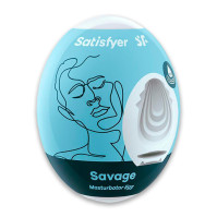 Самосмазывающийся мастурбатор-яйцо Satisfyer Masturbator Egg Single Savage