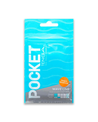 Мастурбатор Tenga Pocket Wave Line