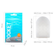 Мастурбатор Tenga Pocket Wave Line