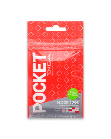 Мастурбатор Tenga Pocket Block Edge
