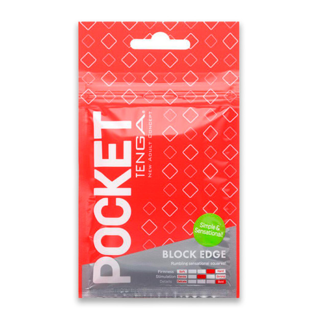 Мастурбатор Tenga Pocket Block Edge