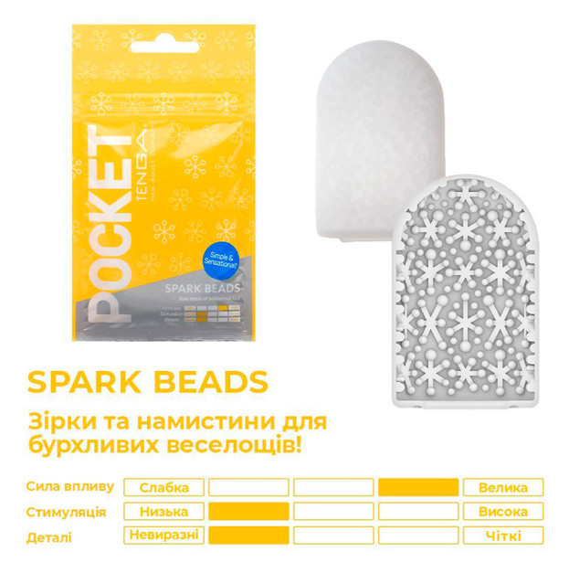 Мастурбатор Tenga Pocket Spark Beads