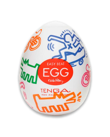 Яйце-мастурбатор Tenga Keith Haring EGG Street