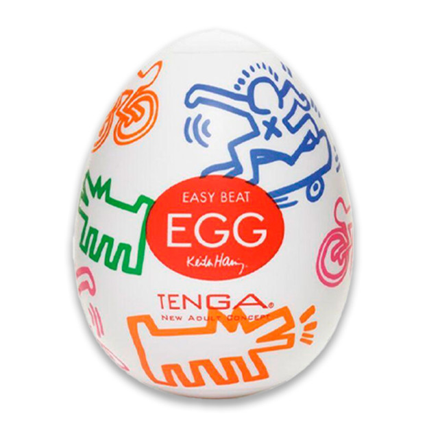 Яйце-мастурбатор Tenga Keith Haring EGG Street