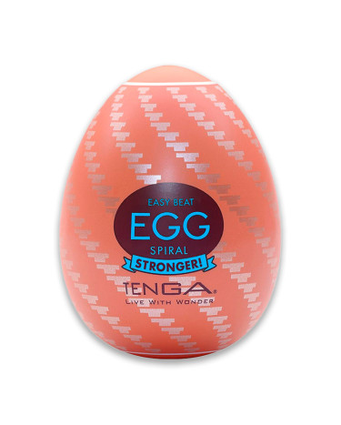 Яйце-мастурбатор Tenga Egg Spiral