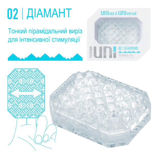 Мастурбатор Tenga UNI Diamond