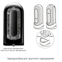 Мастурбатор Tenga Flip Zero Electronic Vibration Black