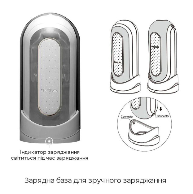 Мастурбатор Tenga Flip Zero Electronic Vibration White