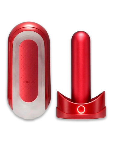 Мастурбатор з підігрівом Tenga Flip Zero Red + Flip Warming Set