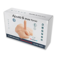 Півторс з фалоімітатором на присосці SilexD Apollo S Male Torso