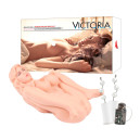 Мастурбатор Kokos Victoria 2WayPlus з функцією масажу та вібрацією