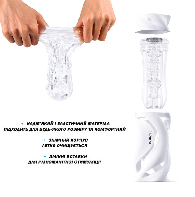 Мастурбатор Dorcel Deep Blow White