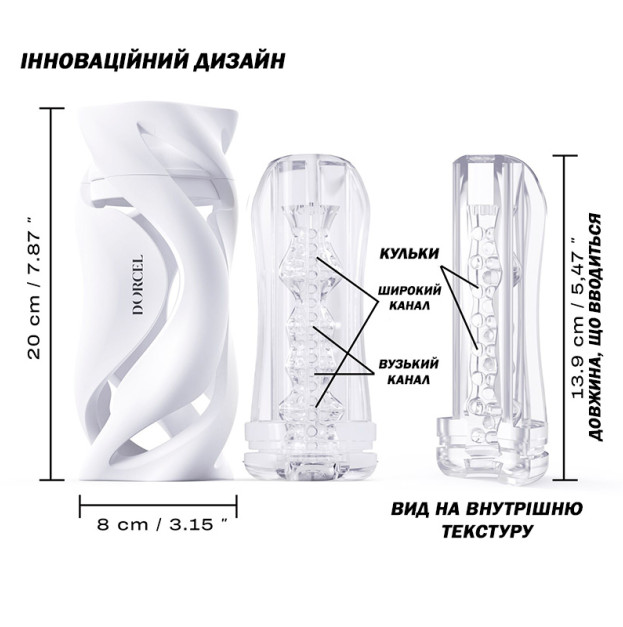 Мастурбатор Dorcel Deep Blow White