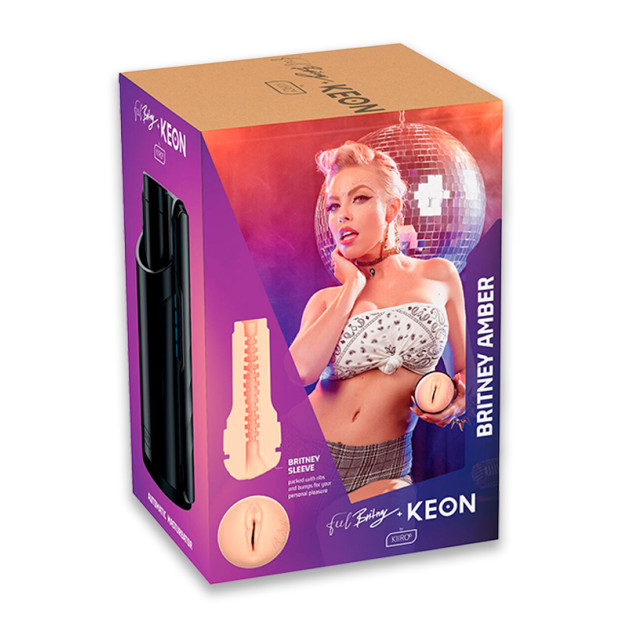 Інтерактивна секс-машина Kiiroo Keon Kombo Set з мастурбатором Feel Britney
