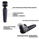 Мастурбатор Manwan MAN.WAND EVO Black Plum