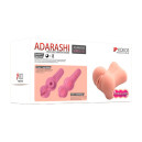 Мастурбатор-вагіна двошаровий Kokos Adarashi -1 Double Layer Doggy-Style