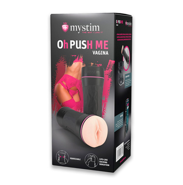 Мастурбатор-вагіна Mystim O(h) PUSH ME Vagina