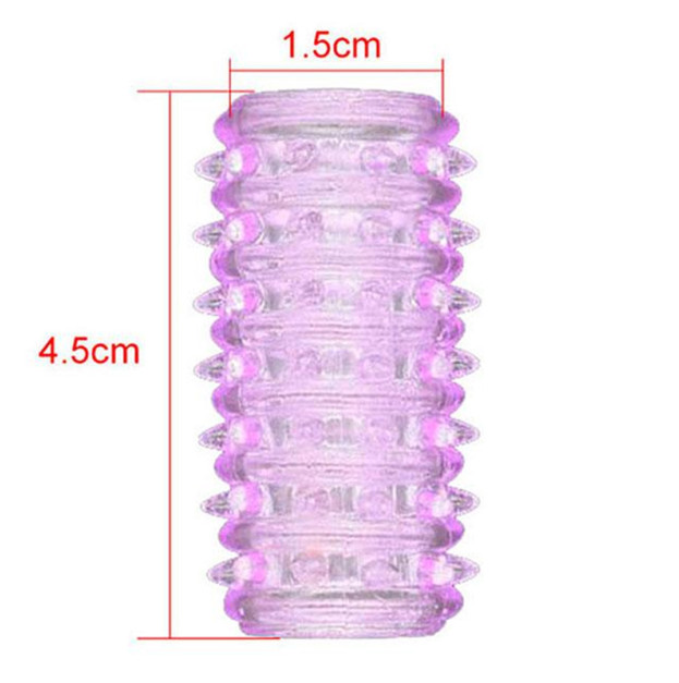 Elastic relief penis attachment transparent