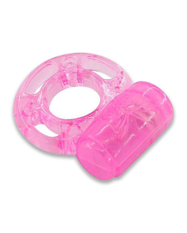 Elastic Vibrating Cock Ring Pink