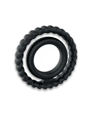 Erection ring double Dorcel DUAL RING black