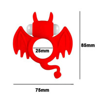 Batman Vibrating Cock Ring Black