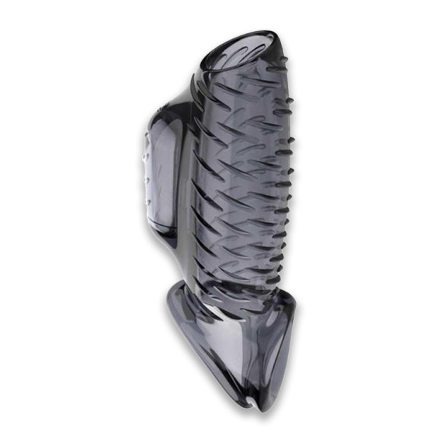 Penis and scrotum attachment with vibration Choke Ring graphite