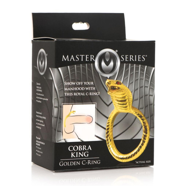 Master Series Cobra King Golden Cock Ring