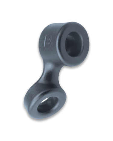 Эрекционное кольцо Boners Cock Ring And Ball Stretcher Grey