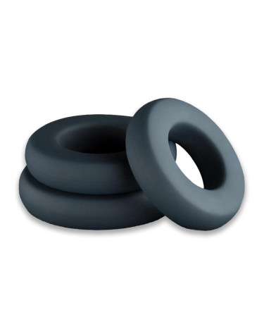 Набор эрекционных колец Boners 3-Piece Hefty Cock Ring Set