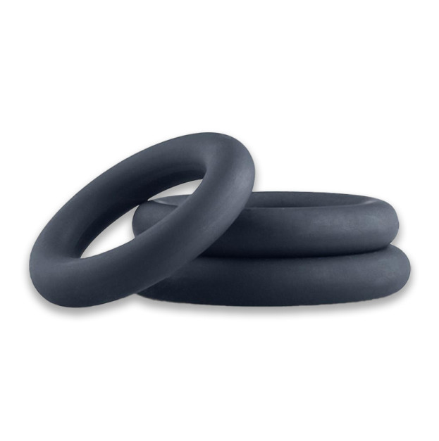Набор эрекционных колец Boners 3-Piece Cock Ring Set Grey