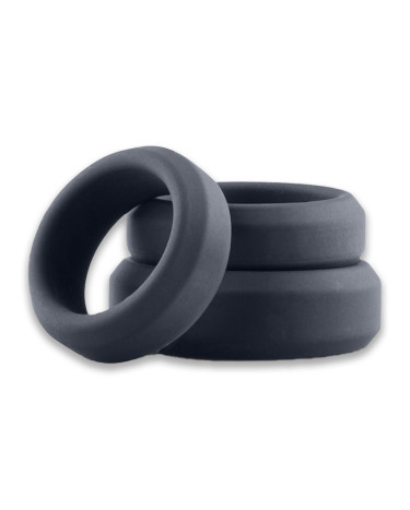 Набор эрекционных колец Boners 3 Ring kit (flat rings)