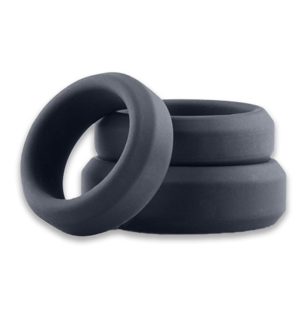 Набор эрекционных колец Boners 3 Ring kit (flat rings)