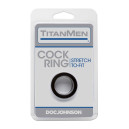 Ерекційне кільце з універсальним розміром Doc Johnson Titanmen Tools Black