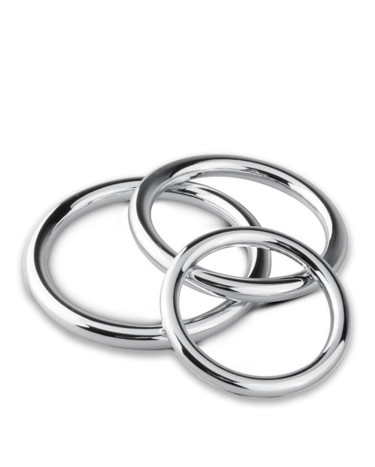 Sinner Gear Unbendable Metal Cock/Ball Ring Set
