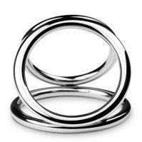 Sinner Gear Unbendable Ball Ring Triple Cock Ring - Large