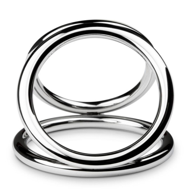 Тройное эрекционное кольцо Sinner Gear Unbendable Ball Ring - Large
